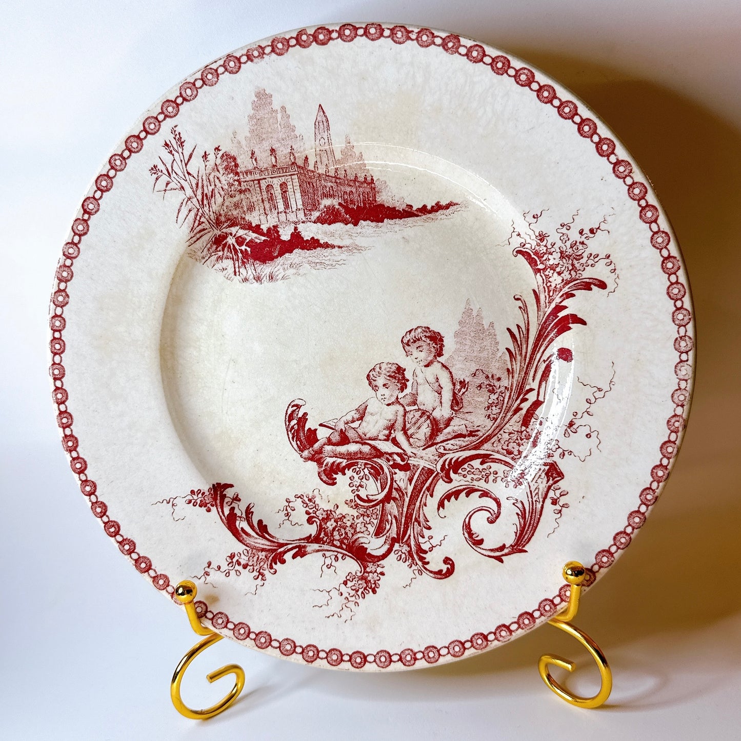 ヴィンテージ平皿(フランス)