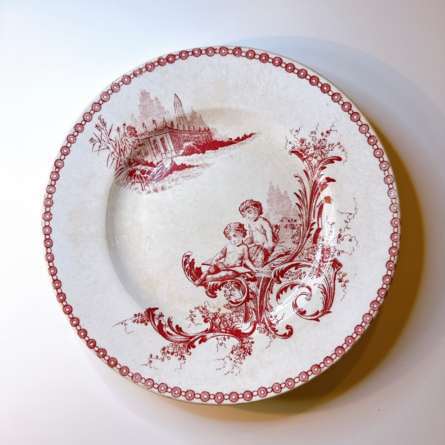 ヴィンテージ平皿（フランス）