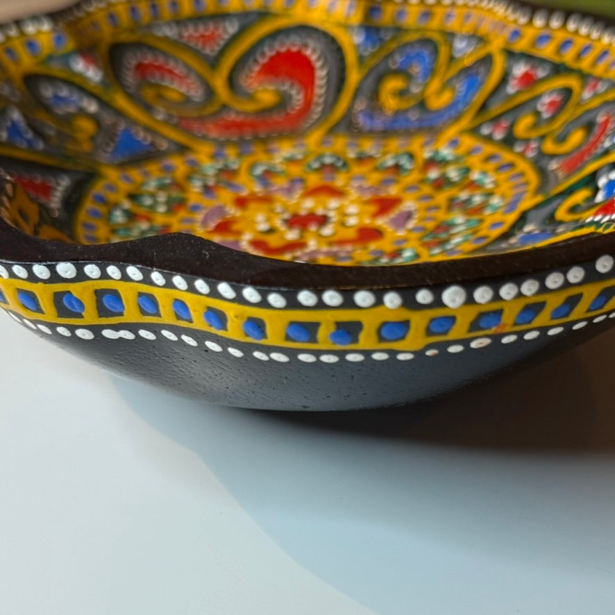 ハンドメイド絵皿（木製）