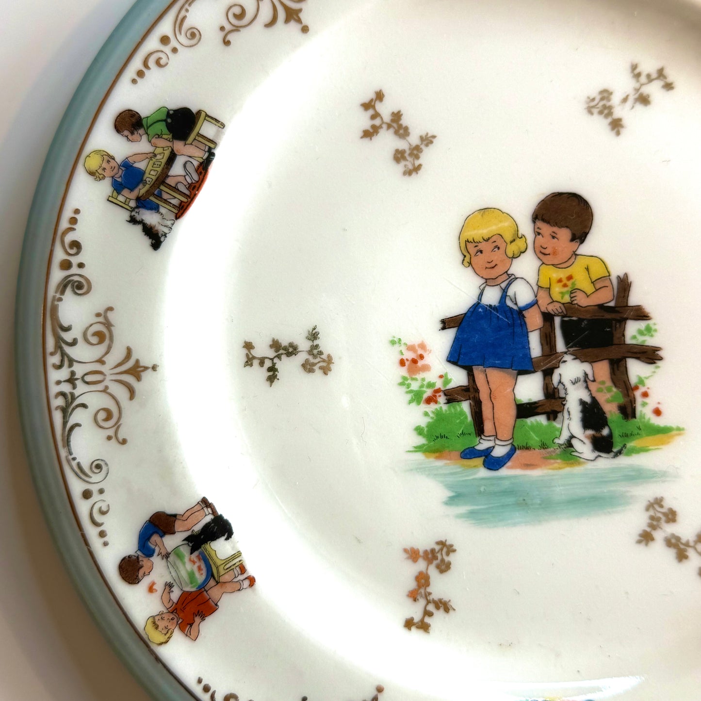 ヴィンテージ絵皿（リモージュ）